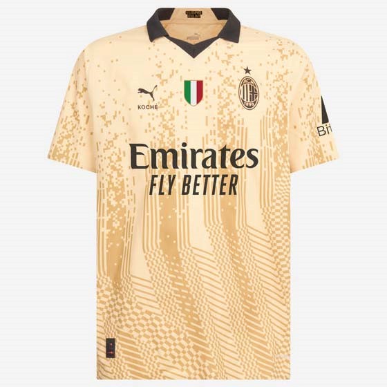 Thailande Maillot AC Milan 4th 2022-23 Jaune